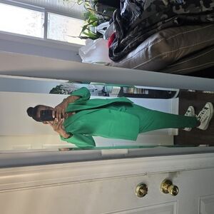 Vibrant Green Suit Set
